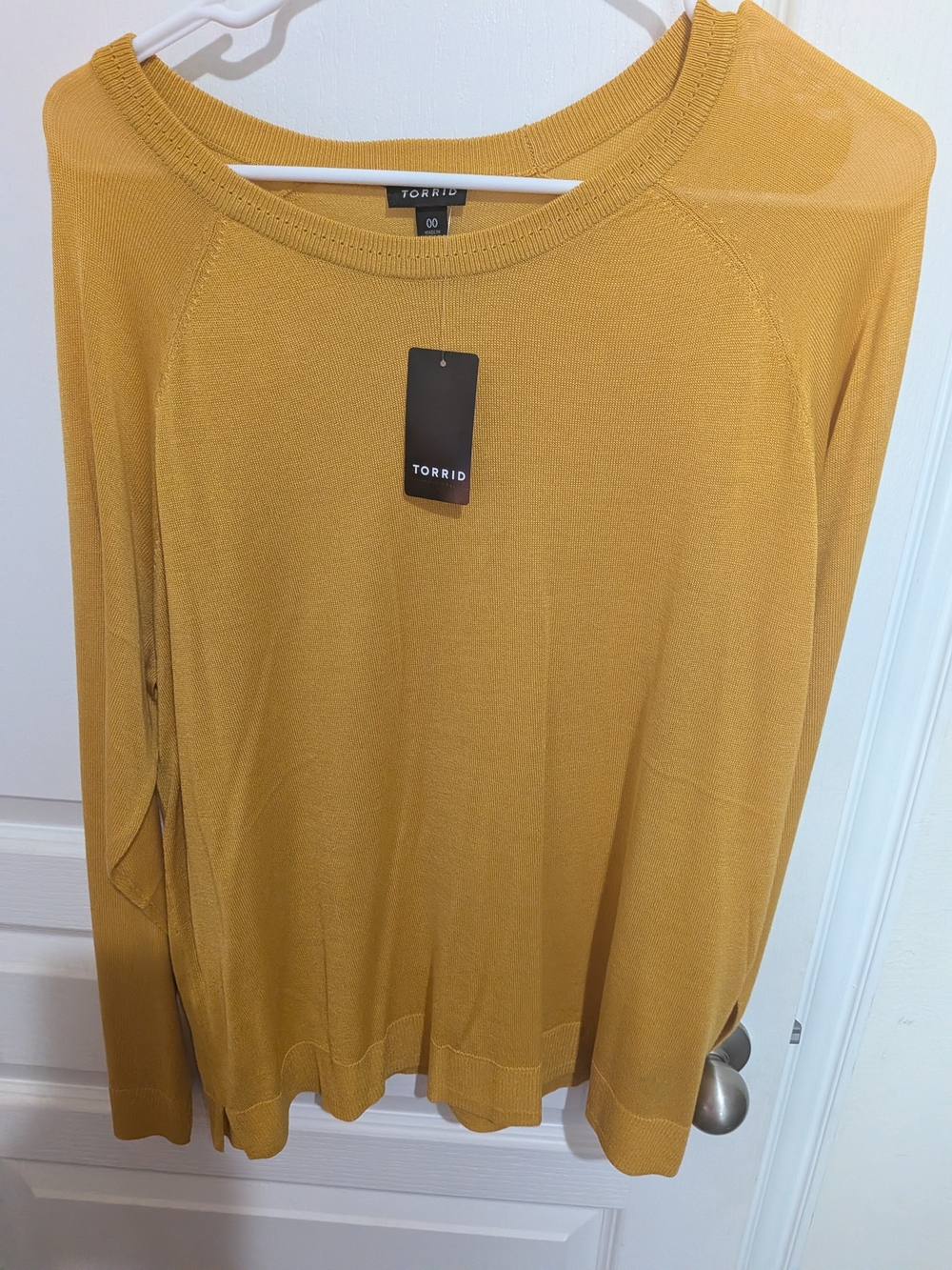 Torrid Mustard Crewneck Sweater